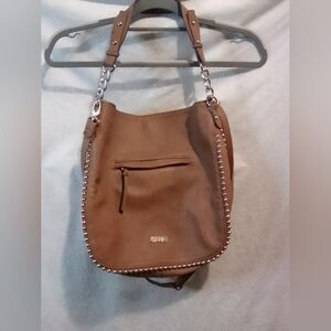 Brown Leather Shoulder Bag